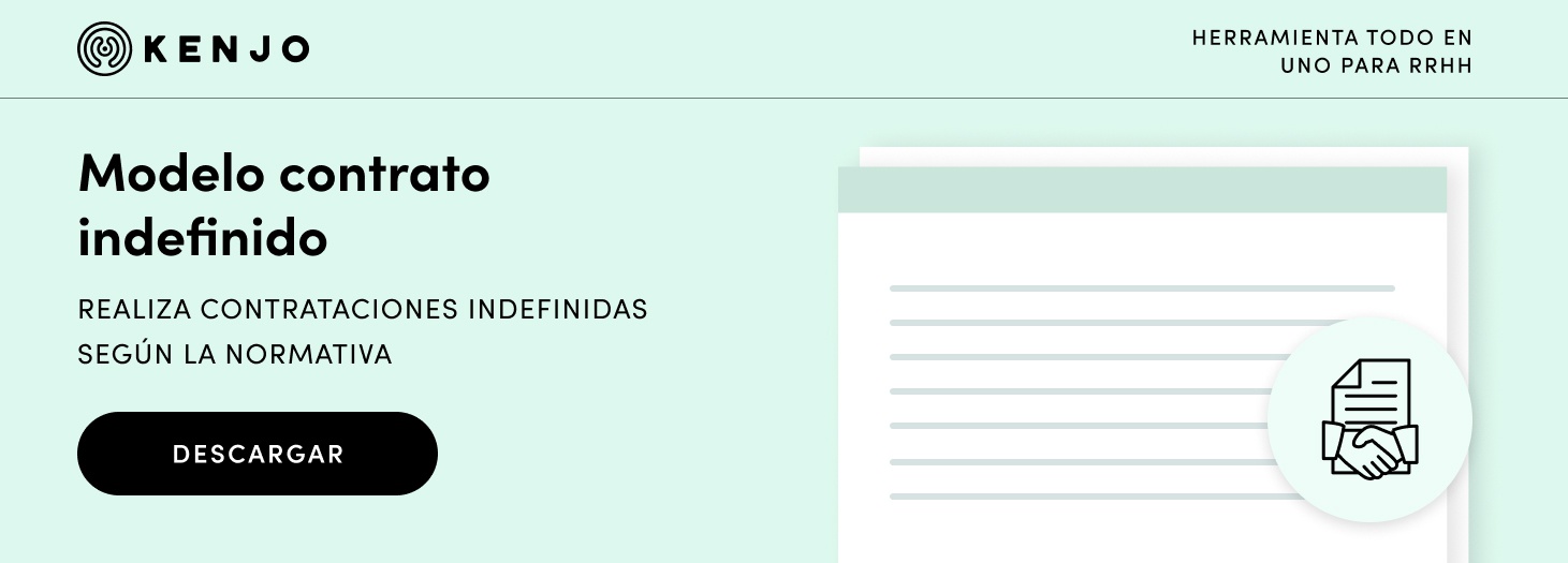 Contrato indefinido: características y modelo gratuito